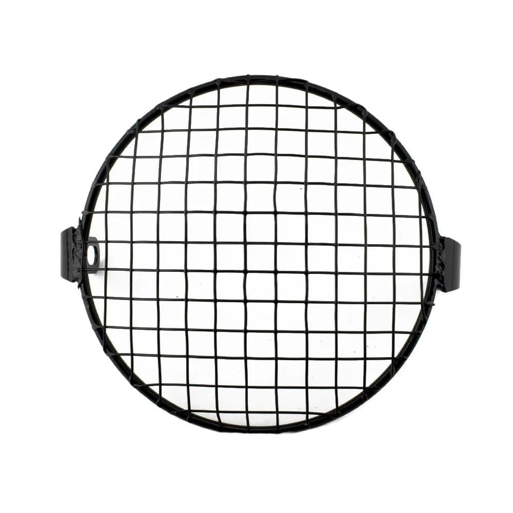 Jiechao Motorradteile Für Cafe Racer Für Cruiser 6,5 "Motorrad Scheinwerfer Mesh Grill Schutz Front Lampe Mesh Grille Abdeckung Schutz Scheinwerfer Abdeckung(Color2) von Jiechao