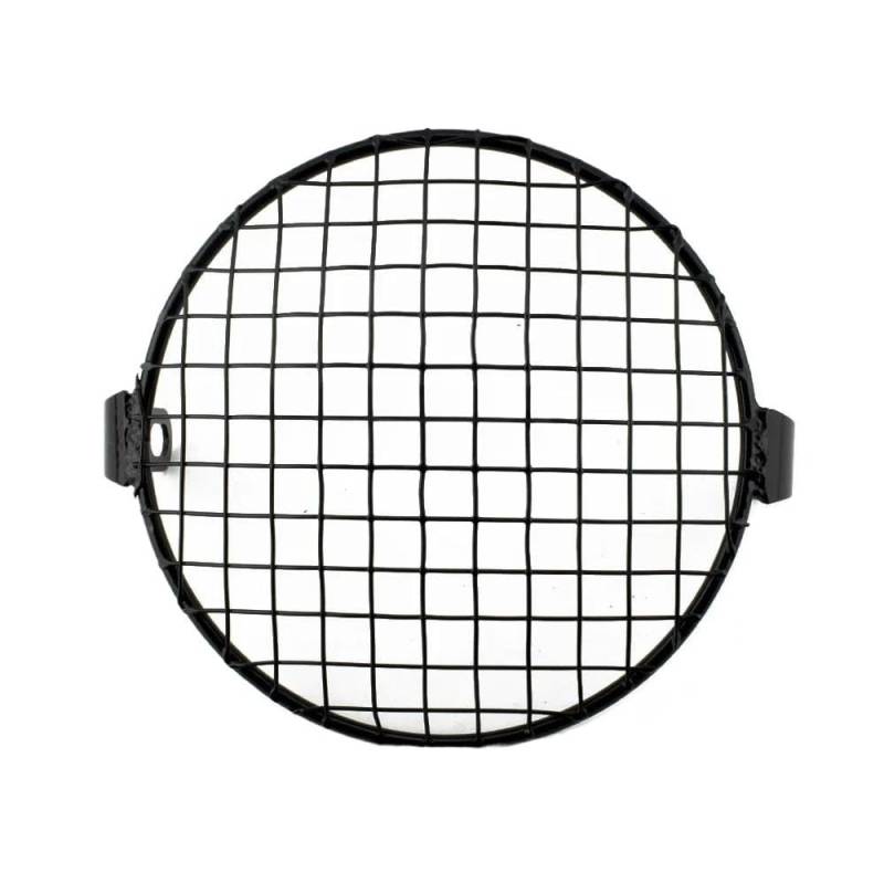 Jiechao Motorradteile Für Cafe Racer Für Cruiser 6,5 "Motorrad Scheinwerfer Mesh Grill Schutz Front Lampe Mesh Grille Abdeckung Schutz Scheinwerfer Abdeckung(Color2) von Jiechao