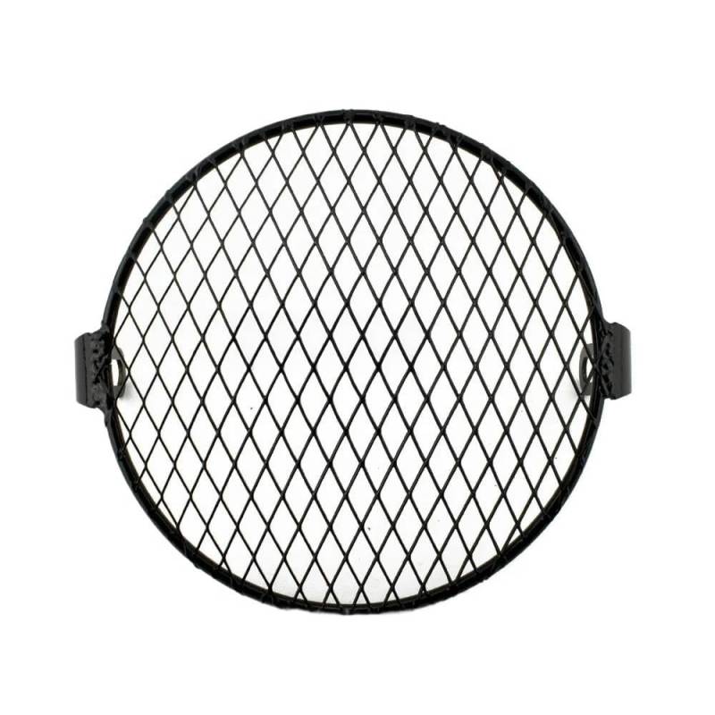 Jiechao Motorradteile Für Cafe Racer Für Cruiser 6,5 "Motorrad Scheinwerfer Mesh Grill Schutz Front Lampe Mesh Grille Abdeckung Schutz Scheinwerfer Abdeckung(Color8) von Jiechao