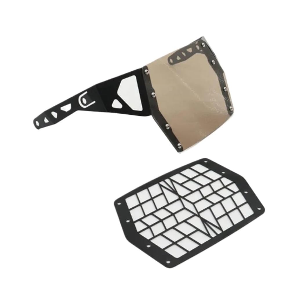 Jiechao Motorradteile Für DL 1050 Für V-Strom Für Dl1050 Für DL1050XT 2019 2020 Motorrad Scheinwerfer Protector Grille Schutz Abdeckung Schutz Grill(Brown - Grille) von Jiechao