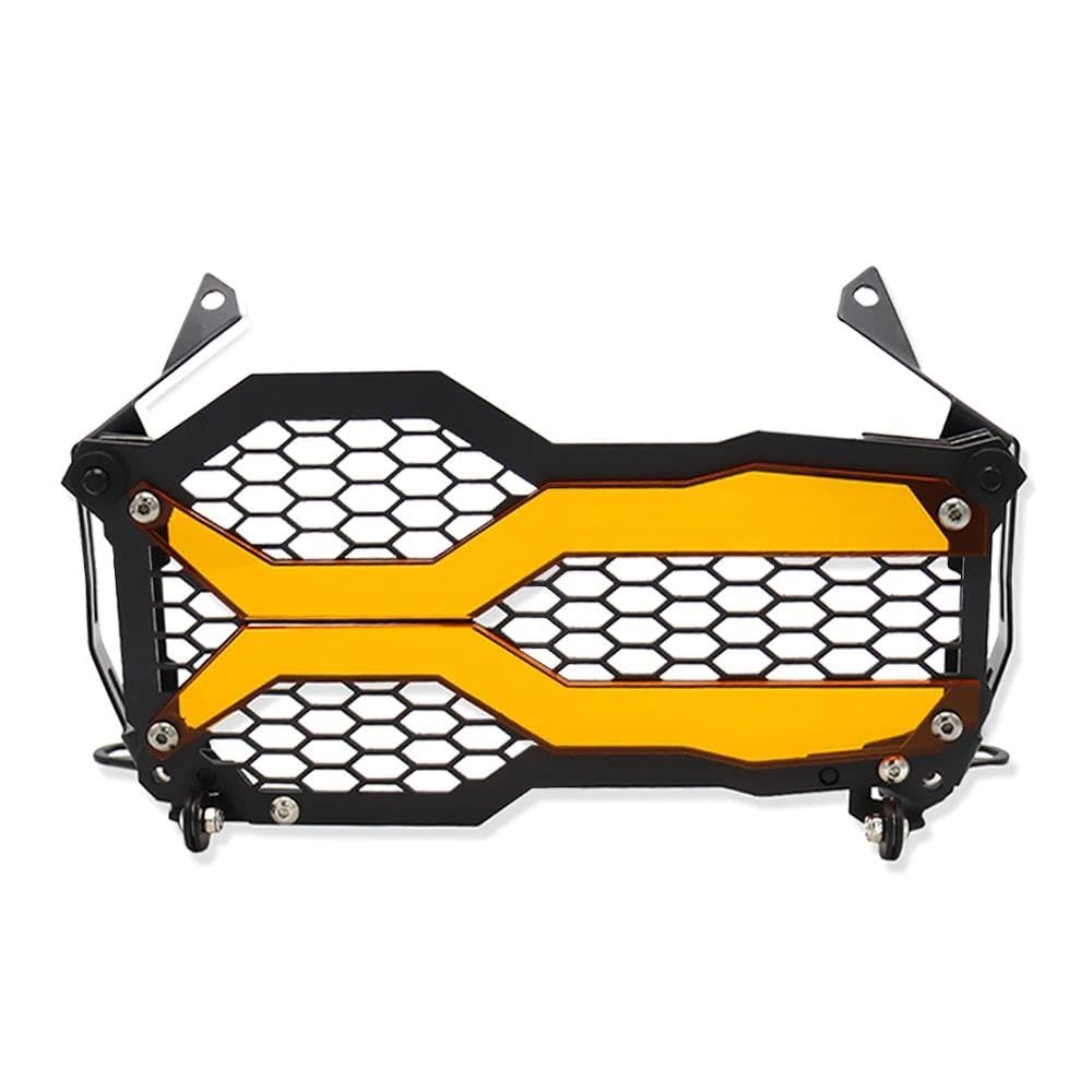 Jiechao Motorradteile Für GS 1250 Für Adventure 2024 Für R1250GS Für ADV Für GSA1250 2023-2019 Motorrad Scheinwerfer Schutz Grille Abdeckung(Color-Ti) von Jiechao