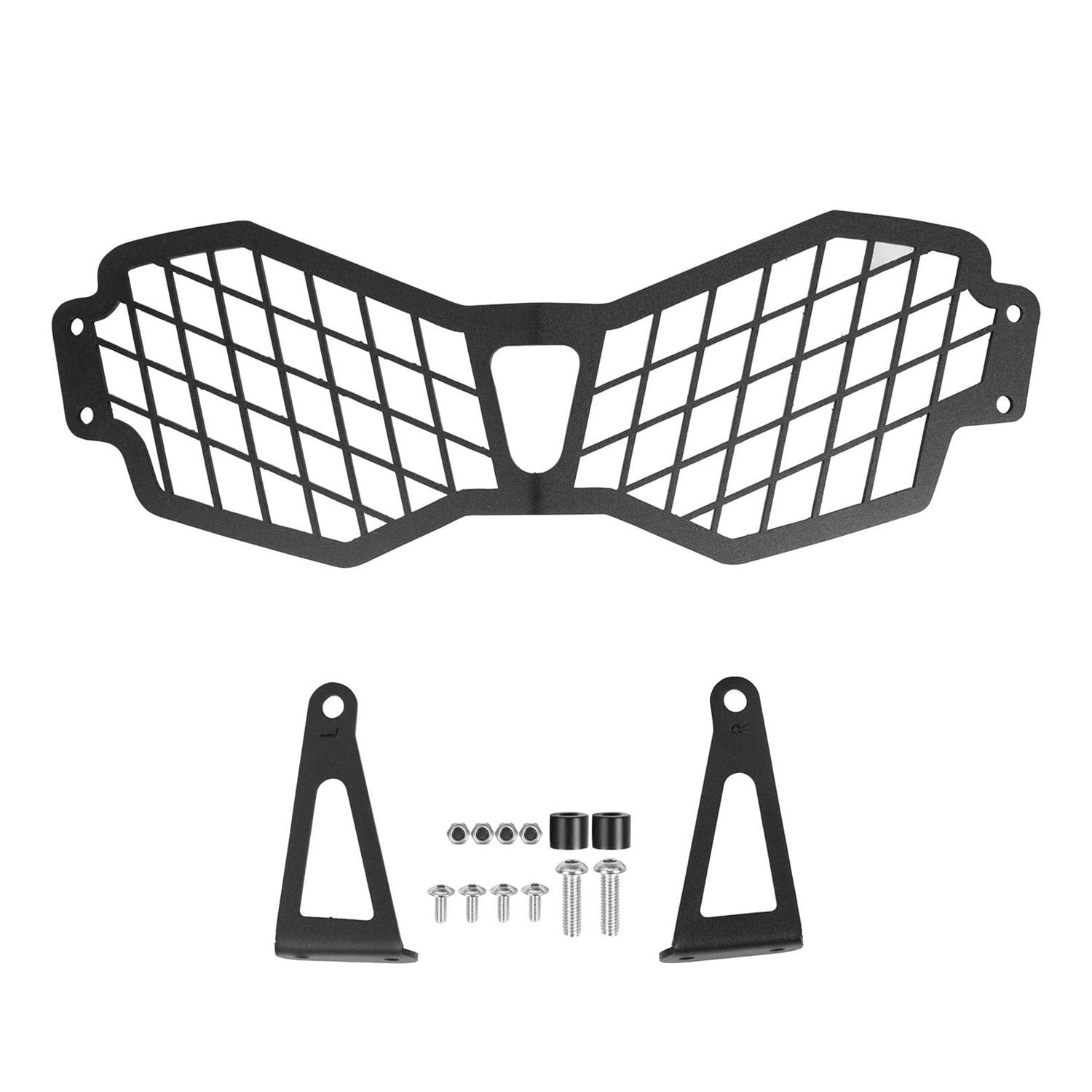 Jiechao Motorradteile Für Tiger 900 GT Für Rally Pro 2020 2021 Scheinwerfer Schutz Abdeckung Schutz Grille Schutz Grill Mesh Motorrad Zubehör(Black) von Jiechao
