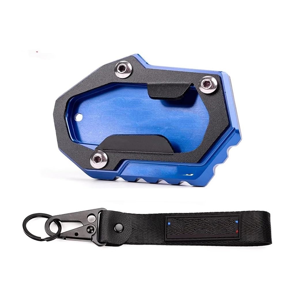 Jiechao Motorradzubehör Für R1300GS Für R 1300 GS Für R1300 GS Für R 1300GS 2024 + Motorradzubehör Ständer Fußverlängerung Seitenständer Pad Schlüsselanhänger(Color-3) von Jiechao