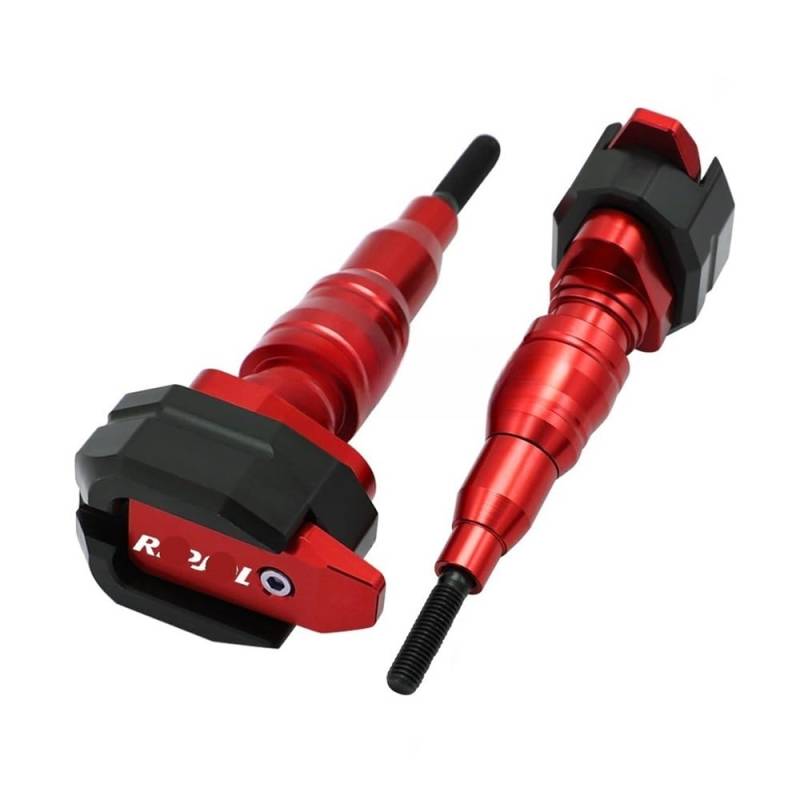 Motocross Zubehör Für REPSOL Für CBR1000RR Für CB1000R Motorrad Falling Frame Slider Verkleidung Schutz Anti Crash Pad Protector(Red) von Jiechao
