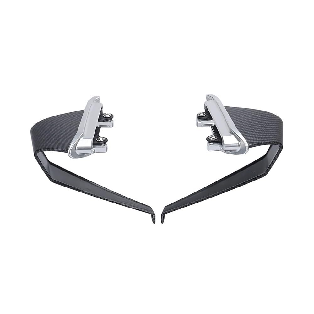 Motorrad Aerodynamische Seite Abtrieb Spoiler Feste Winglet Für Monster 937 SP Für Plus Für Monster 950 2021-2023 Motorrad zubehör(Carbon Fiber -S) von Jiechao