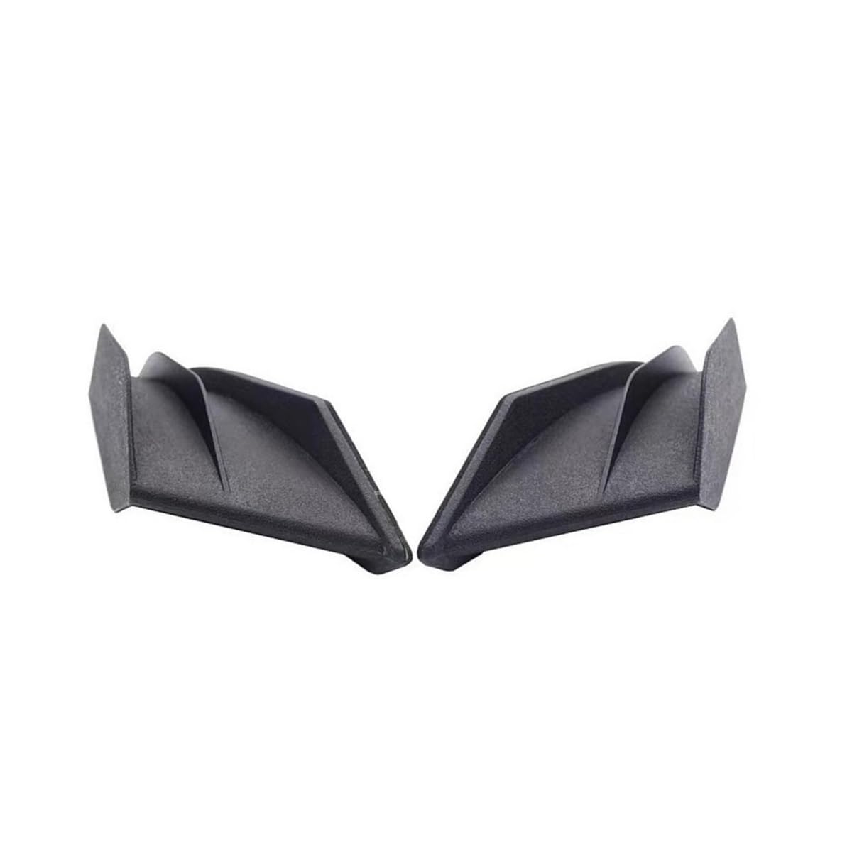 Motorrad Aerodynamischer Flügel Motorrad Flügel Seitenverlängerung Winglet Motorrad Spoiler Flügel Motorrad Aerodynamische Winglets Motorrad zubehör(Black) von Jiechao