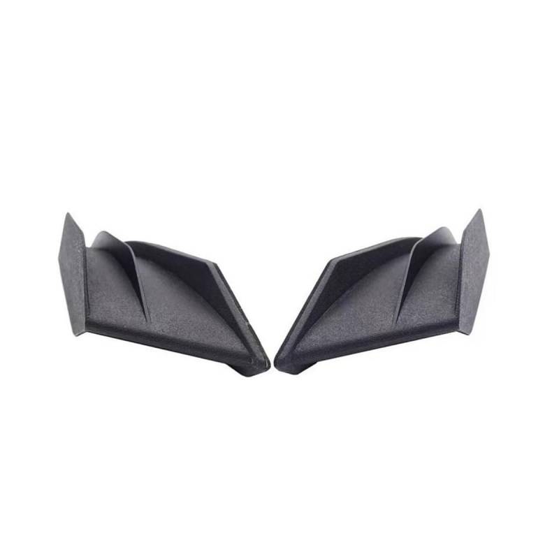 Motorrad Aerodynamischer Flügel Motorrad Flügel Seitenverlängerung Winglet Motorrad Spoiler Flügel Motorrad Aerodynamische Winglets Motorrad zubehör(Black) von Jiechao