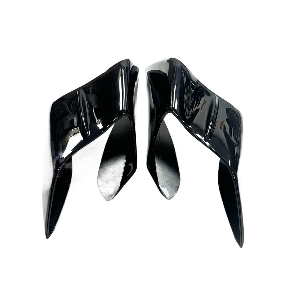Motorrad Fixed Wing Modifizierte Aerodynamische Seite Wind Flügel Spoiler Verkleidung Für YZF Für R3 Für R25 2019-2023 Motorrad zubehör(Black) von Jiechao