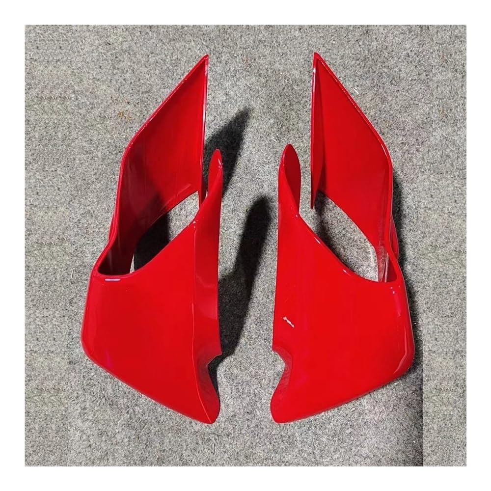 Motorrad Fixed Wing Modifizierte Aerodynamische Seite Wind Flügel Spoiler Verkleidung Für YZF Für R3 Für R25 2019-2023 Motorrad zubehör(Red) von Jiechao
