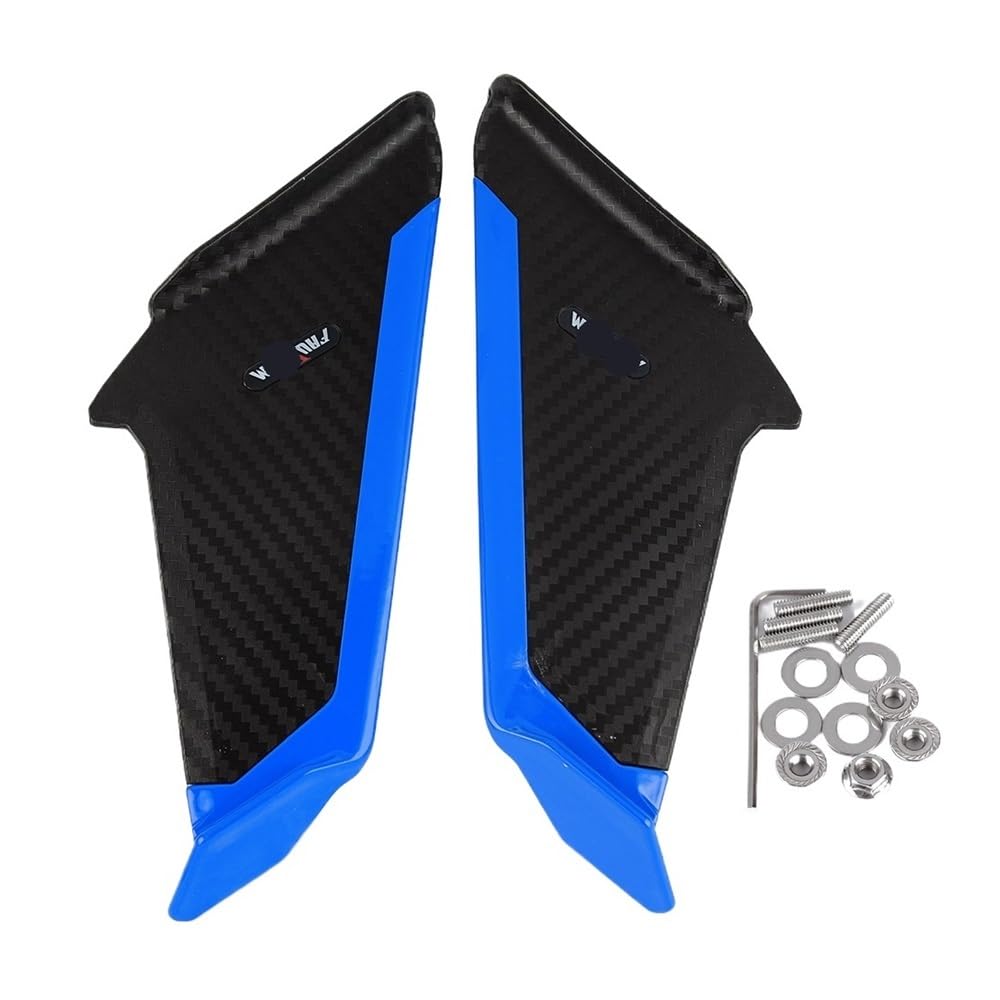 Motorrad Front Aerodynamische Winglets Seite Spoiler Dynamische Verkleidung Flügel Kit Für CBR600 Für CBR650R Für CBR1000 Motorrad zubehör(Color 2) von Jiechao