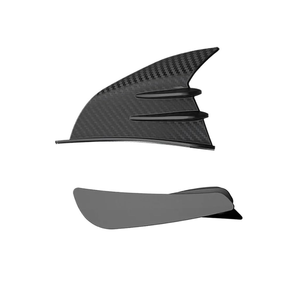 Motorrad-Frontspoiler Aerodynamische Winglets Spoilerflügel Motorrad-Spoiler Modifizierte Motorradteile Motorrad zubehör(Carbon Fiber-01) von Jiechao