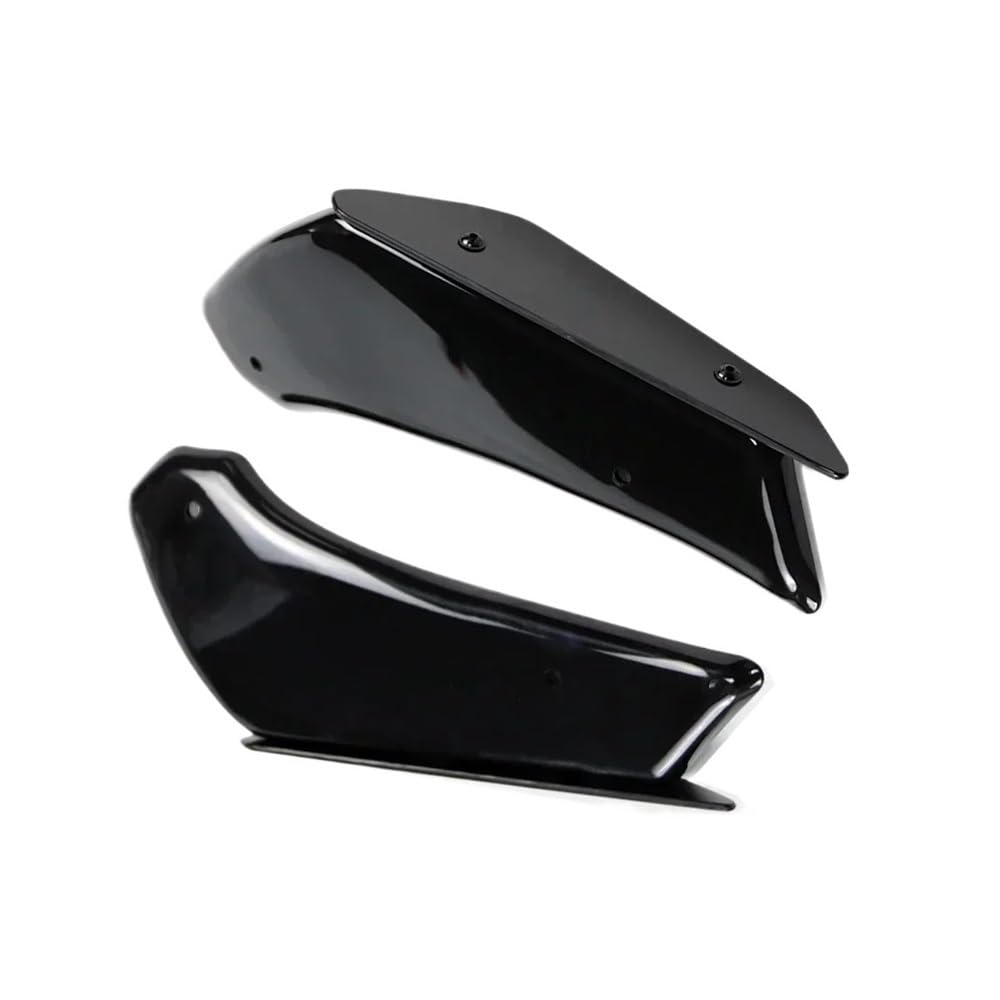 Motorrad Seite Winglets Spoiler Verkleidung Feste Aerodynamische Flügel Kit Zubehör Für YZF Für R1/R1S 2015-2019 Motorrad zubehör(Black) von Jiechao