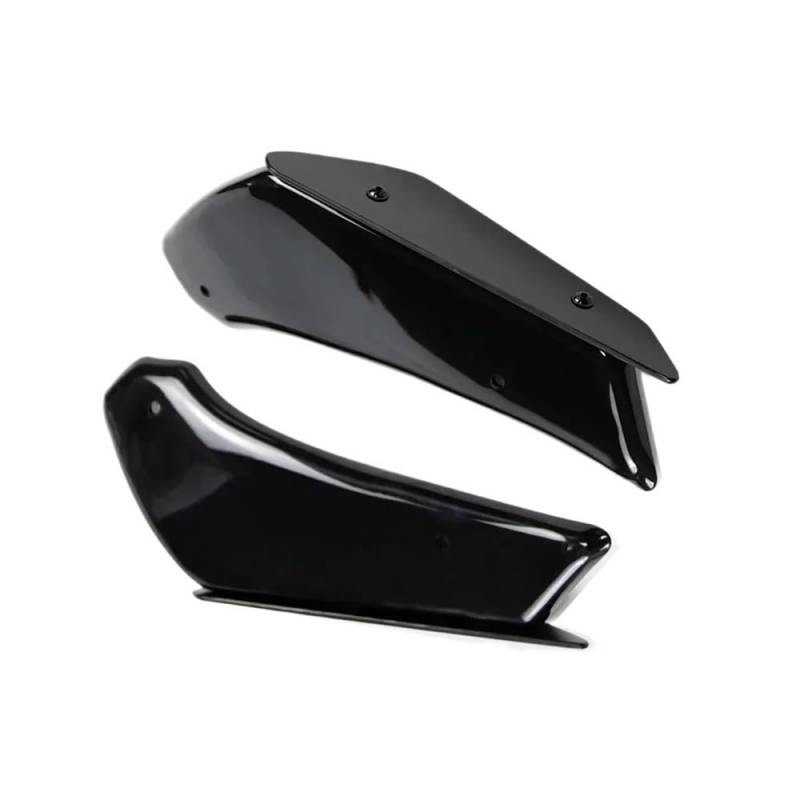 Motorrad Seite Winglets Spoiler Verkleidung Feste Aerodynamische Flügel Kit Zubehör Für YZF Für R1/R1S 2015-2019 Motorrad zubehör(Black) von Jiechao