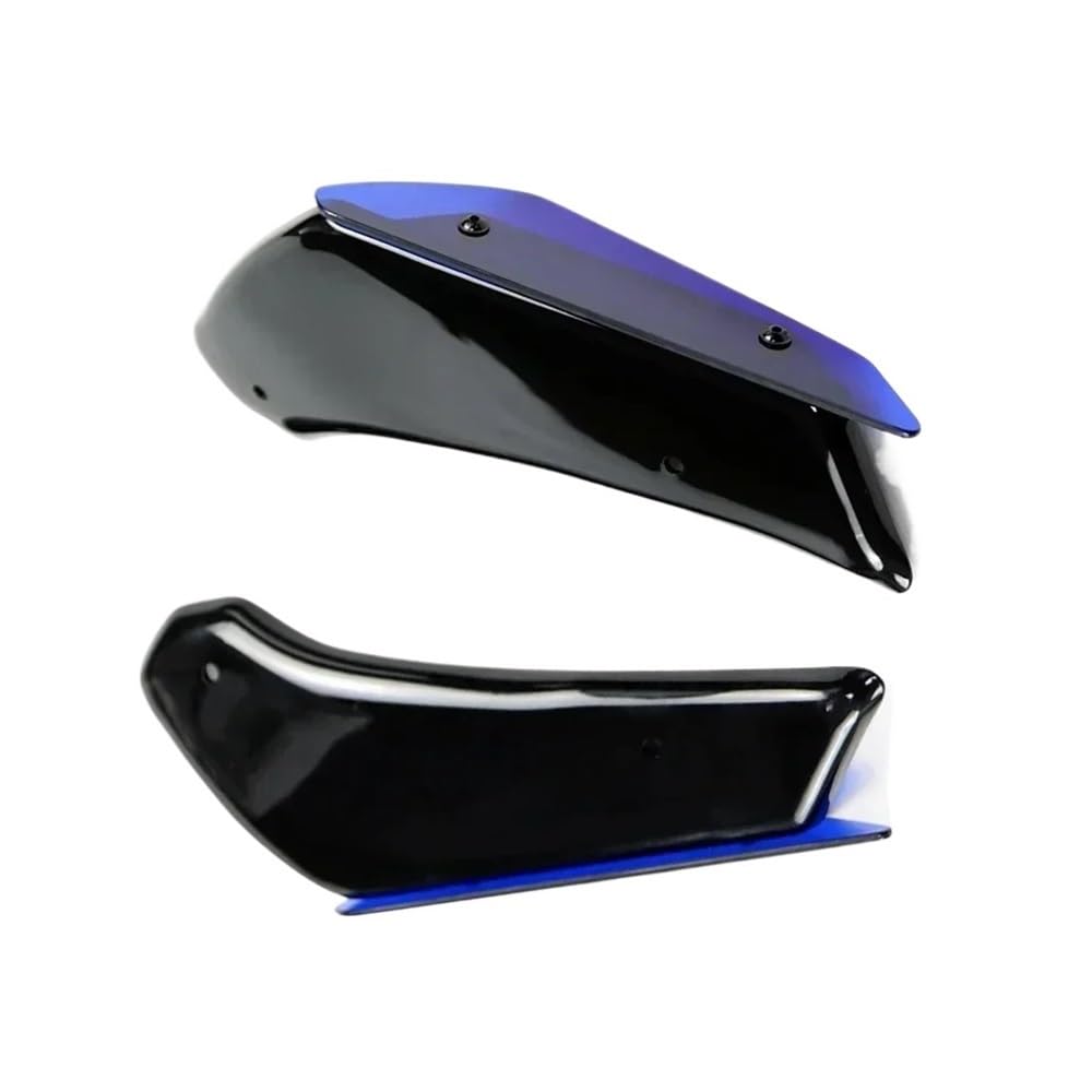 Motorrad Seite Winglets Spoiler Verkleidung Feste Aerodynamische Flügel Kit Zubehör Für YZF Für R1/R1S 2015-2019 Motorrad zubehör(Blue) von Jiechao
