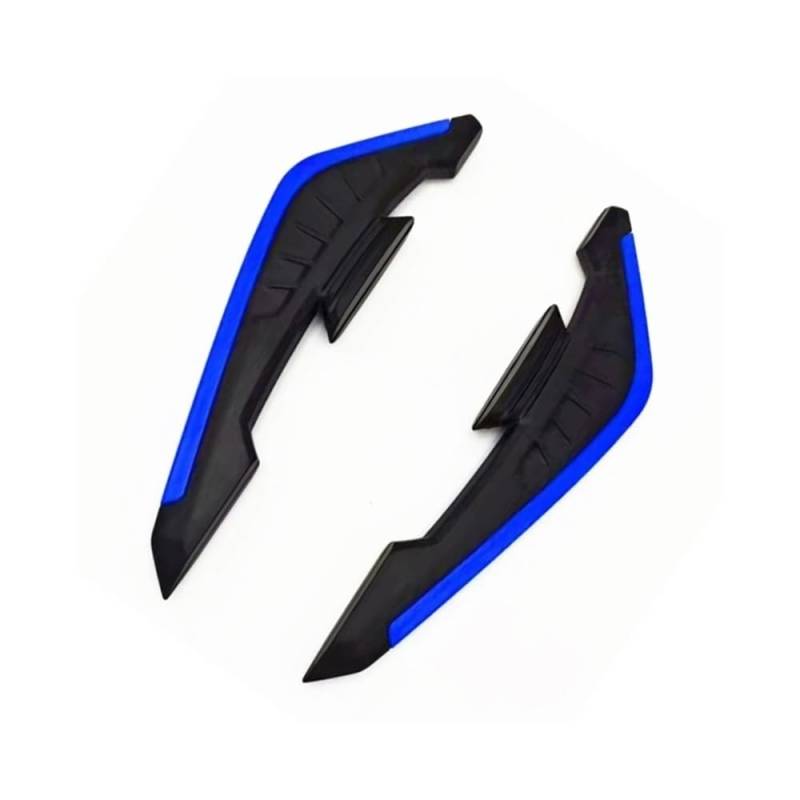 Motorrad-Spoiler Motorrad-Frontverkleidung, Aerodynamische Winglets Motorrad-Vorderseitenspoiler Flügelverkleidung Luftabweiser Für Motorrad zubehör(Blue) von Jiechao