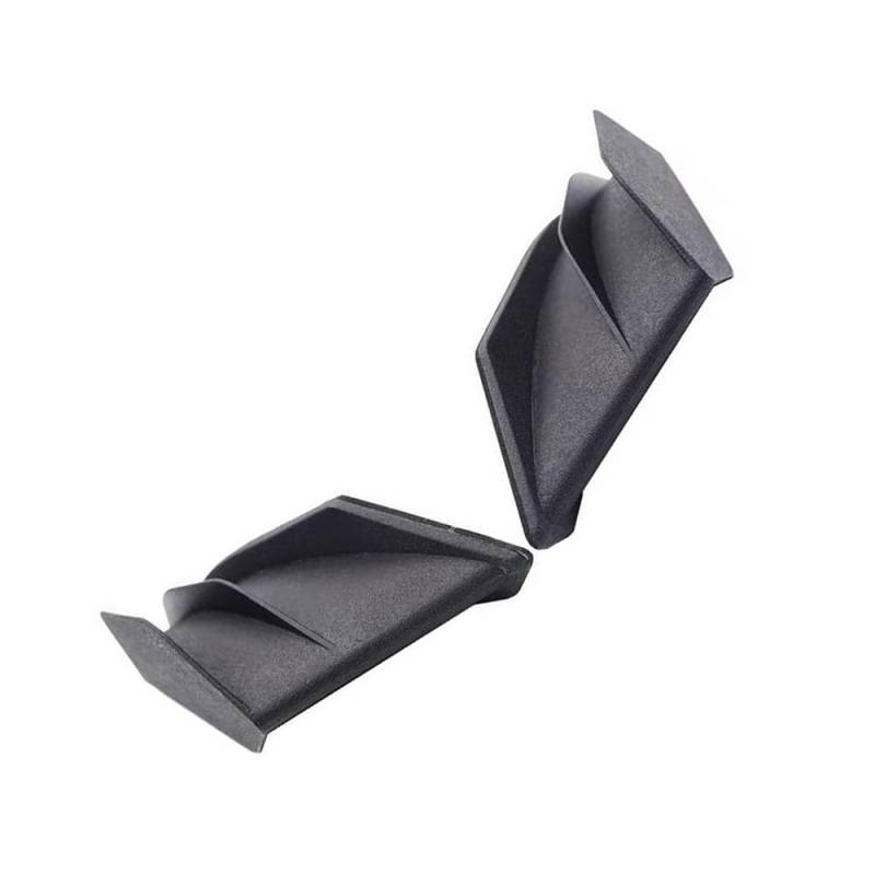 Motorrad-Spoiler Seitenverlängerung, Winglet, Motorrad-Spoiler Motorrad-Spoilerflügel Aerodynamische Winglets Motorrad zubehör(Black) von Jiechao