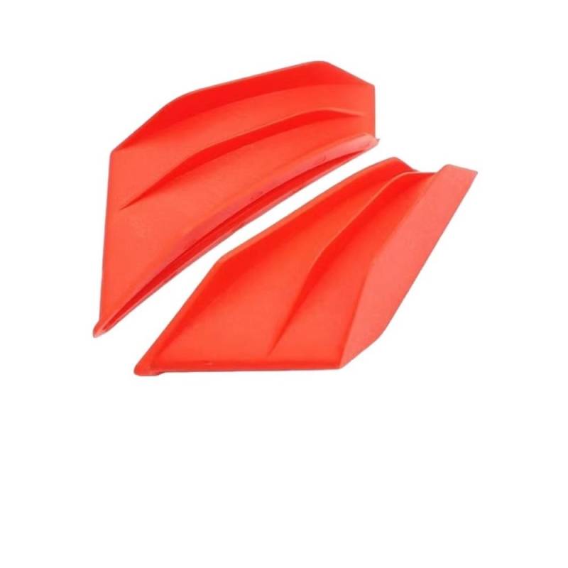 Motorrad-Spoiler Seitenverlängerung, Winglet, Motorrad-Spoiler Motorrad-Spoilerflügel Aerodynamische Winglets Motorrad zubehör(Red) von Jiechao