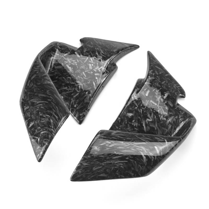 Motorrad Verkleidung Zubehör Vorne Aerodynamische Spoiler Winglet Windschutzscheibe Flügel Für S1000RR Für M1000RR 2022 Motorrad zubehör(Color-01) von Jiechao