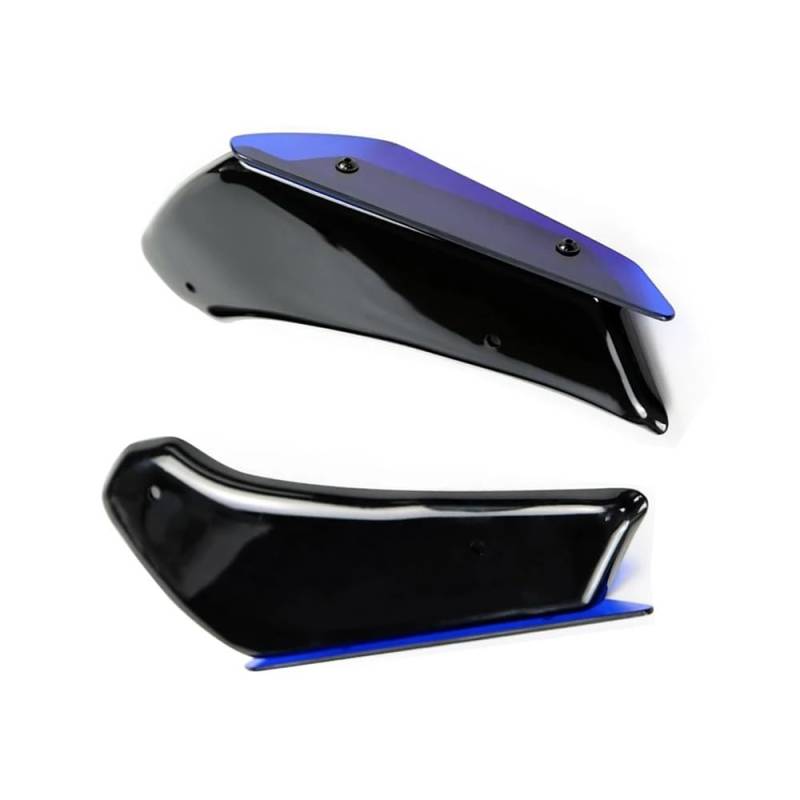 Motorrad Winglet Aerodynamische Flügel Feste Spoiler Verkleidung Für GSXR600 Für GSXR750 Für GSX-R 750 Für GSXR 600 11-2023 2024 Motorrad zubehör(Blue) von Jiechao