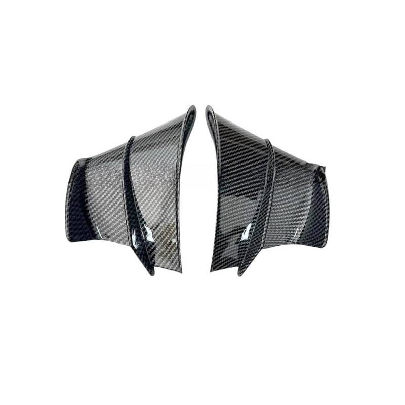 Motorrad Winglet Aerodynamische Flügel Kit Spoiler Für Panigale Für V4 Für V4S Für V4R 2018 2019 2020 2021 Motorrad zubehör(Abs Carbon Fibre) von Jiechao