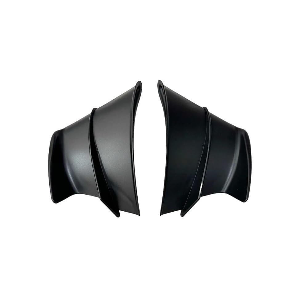 Motorrad Winglet Aerodynamische Flügel Kit Spoiler Für Panigale Für V4 Für V4S Für V4R 2018 2019 2020 2021 Motorrad zubehör(Matte Black) von Jiechao