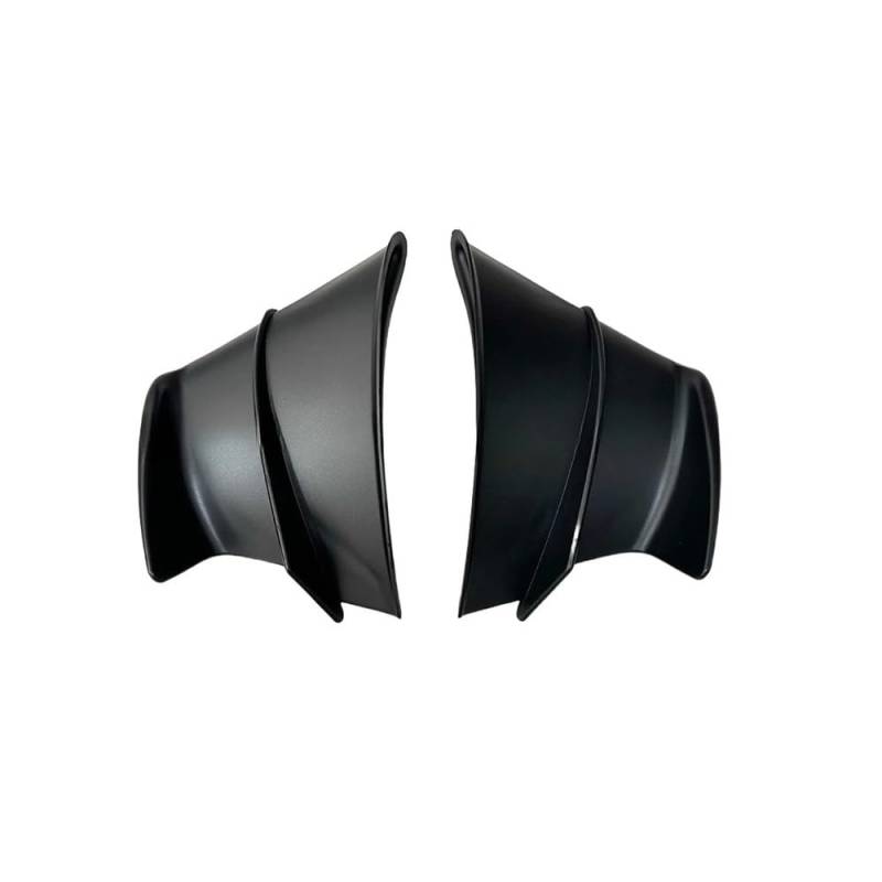 Motorrad Winglet Aerodynamische Flügel Kit Spoiler Für Panigale Für V4 Für V4S Für V4R 2018 2019 2020 2021 Motorrad zubehör(Matte Black) von Jiechao