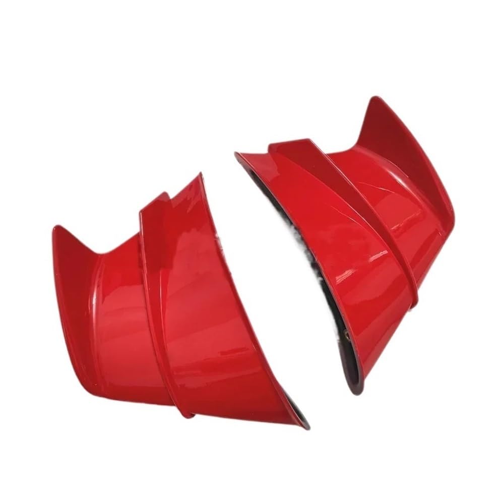 Motorrad Winglet Aerodynamische Seite Feste Schrauben Flügel Spoiler Verkleidung Für Panigale Für V4 Für V4S 2020-2023 Motorrad zubehör(Red Bolts) von Jiechao