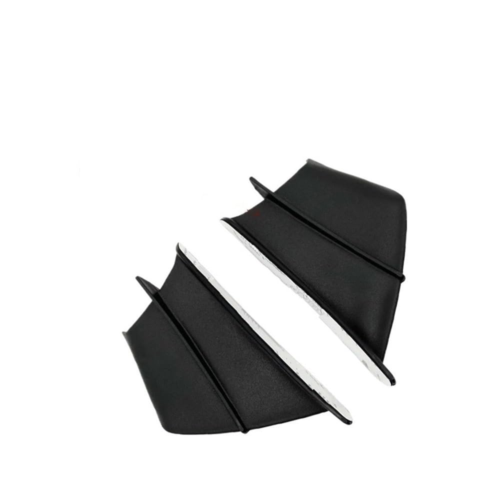Motorrad Winglet Aerodynamische Seite Flügel Spoiler Für S1000RR Für H2 Für Ninja Für H2 Für H2R Für YZF Für R1/R6/R25 Motorrad zubehör(Matte Black) von Jiechao