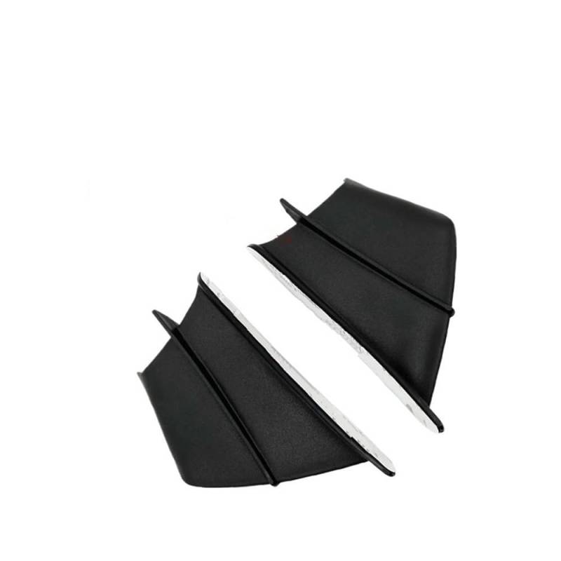 Motorrad Winglet Aerodynamische Seite Flügel Spoiler Für S1000RR Für H2 Für Ninja Für H2 Für H2R Für YZF Für R1/R6/R25 Motorrad zubehör(Matte Black) von Jiechao