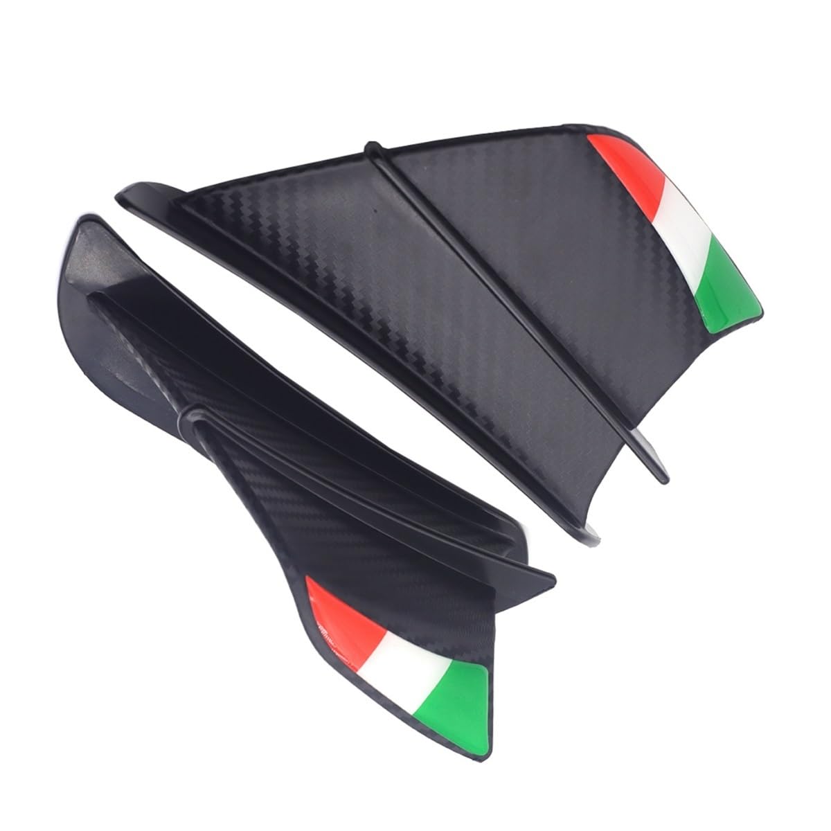 Motorrad Winglets Aerodynamische Flügel Kit Spoiler Für FJR1300 Für XJ6 Für Diversion Für XJR1300 Motorrad zubehör(Color-B) von Jiechao