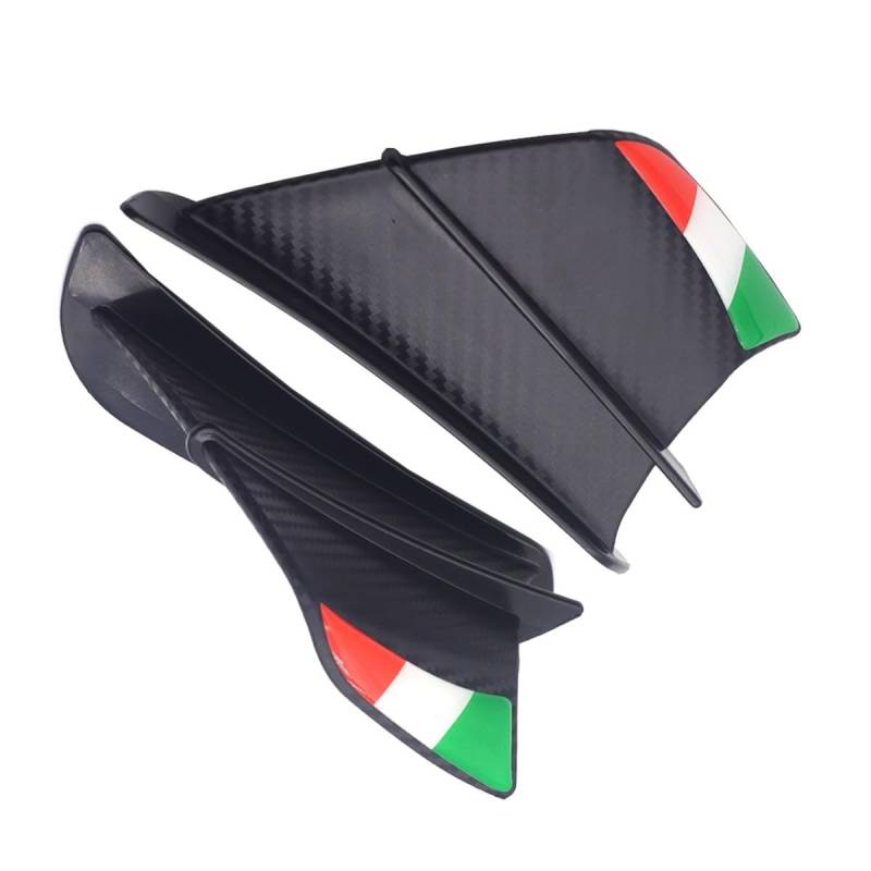 Motorrad Winglets Aerodynamische Flügel Kit Spoiler Für FJR1300 Für XJ6 Für Diversion Für XJR1300 Motorrad zubehör(Color-B) von Jiechao