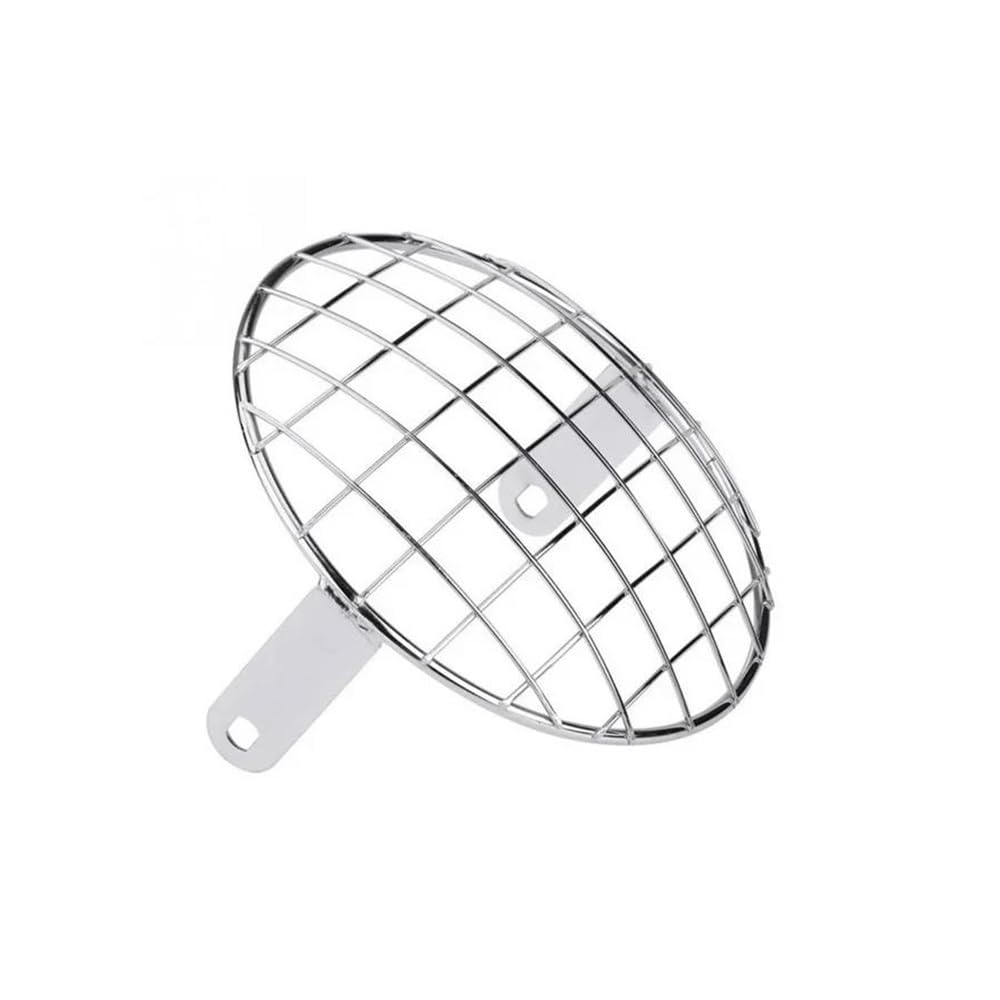 Motorradteile 7 "Motorrad Scheinwerfer Mesh Grill Schutz Front Lampe Mesh Grille Abdeckung Schutz Für Cafe Racer Cruiser Scheinwerfer Abdeckung(Color6) von Jiechao