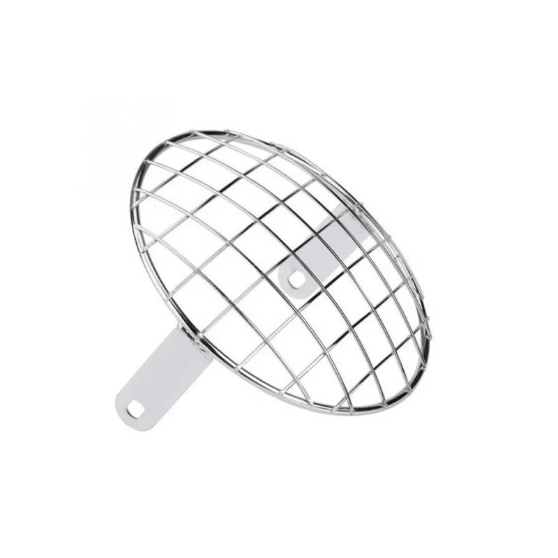 Motorradteile 7 "Motorrad Scheinwerfer Mesh Grill Schutz Front Lampe Mesh Grille Abdeckung Schutz Für Cafe Racer Cruiser Scheinwerfer Abdeckung(Color6) von Jiechao