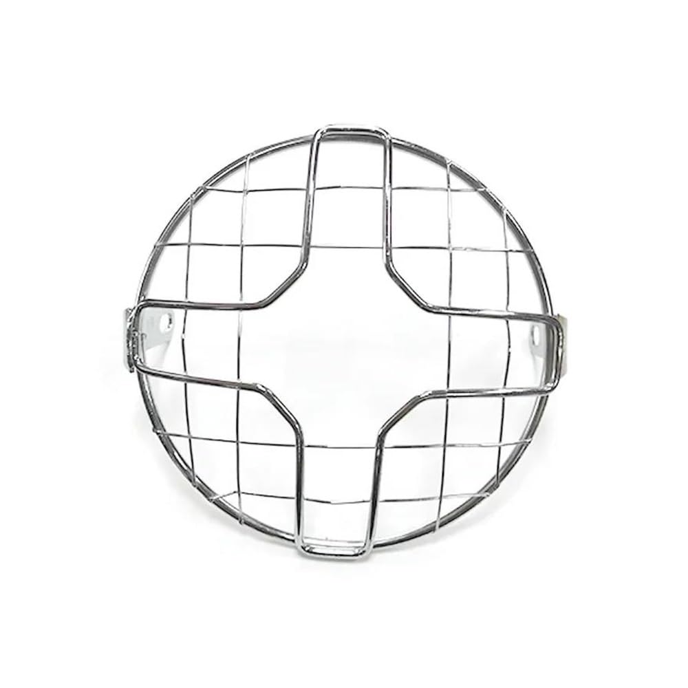 Motorradteile 7 "Motorrad Scheinwerfer Mesh Grill Schutz Front Lampe Mesh Grille Abdeckung Schutz Für Cafe Racer Cruiser Scheinwerfer Abdeckung(Color7) von Jiechao