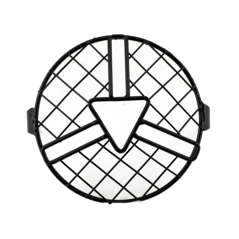 Motorradteile Für Cafe Racer Für Cruiser 6,5 "Motorrad Scheinwerfer Mesh Grill Schutz Front Lampe Mesh Grille Abdeckung Schutz Scheinwerfer Abdeckung(Style 8) von Jiechao