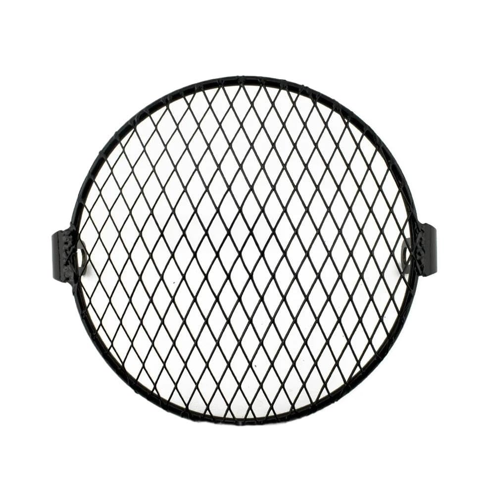 Motorradteile Für Cafe Racer Für Cruiser 6,5 "Motorrad Scheinwerfer Mesh Grill Schutz Front Lampe Mesh Grille Abdeckung Schutz Scheinwerfer Abdeckung(Style9) von Jiechao