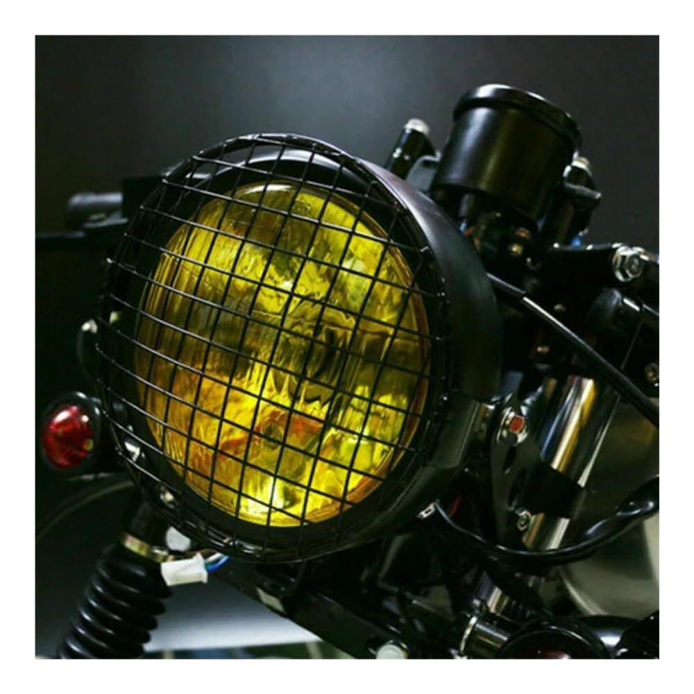 Motorradteile Universal 7 Zoll Motorrad Scheinwerfer Mesh Grill Abdeckung Schutz Guards Quadrat Motorradteile Universal 7 Zoll Motorrad Scheinwerfer Mesh Grill Abdeckung Schutz Guards Quadrat von Jiechao