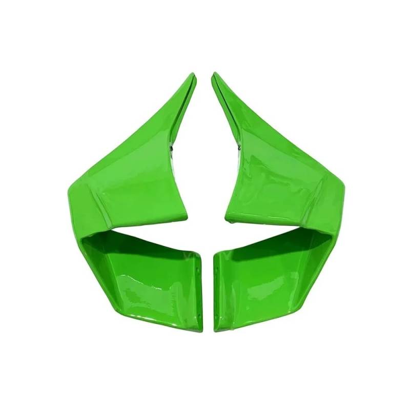 Motorräder Feste Flügel Winglet Aerodynamische Flügel Kit Spoiler Für Ninja 400 Für Ninja 400 2018-2024 Motorrad zubehör(Green) von Jiechao