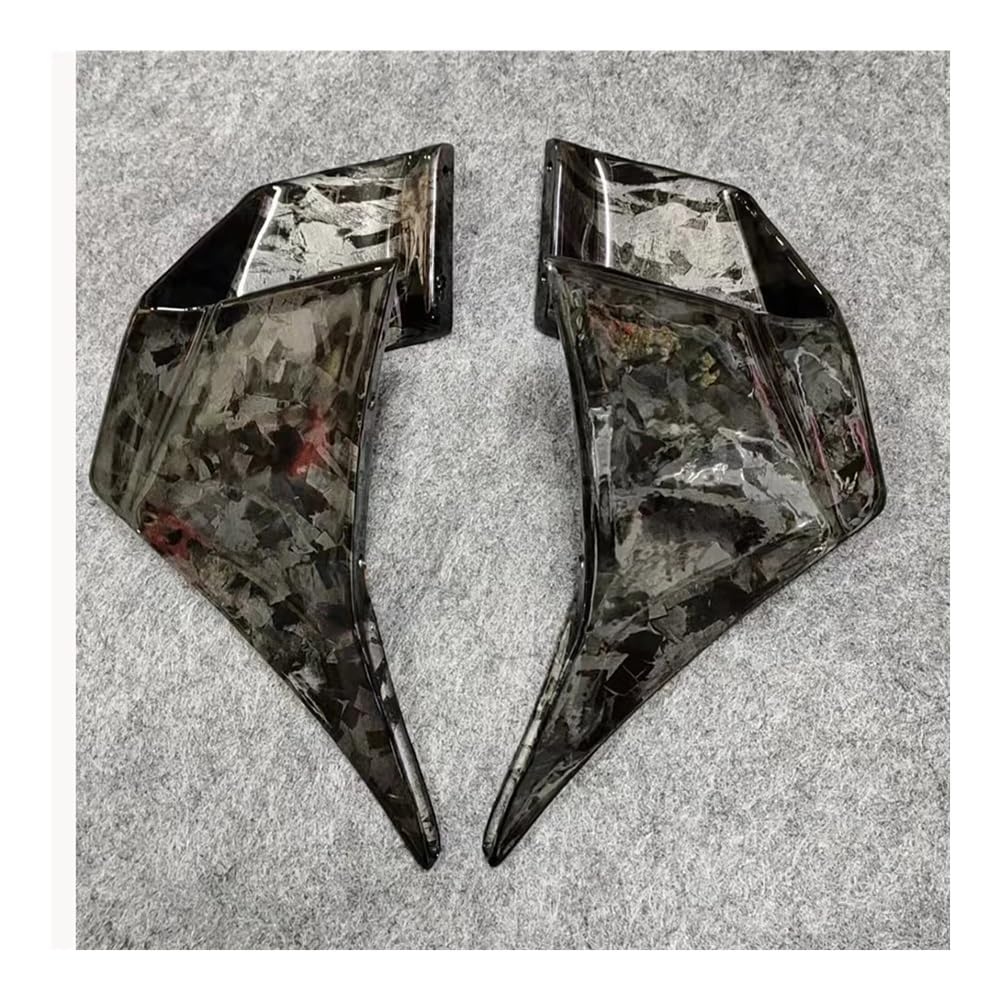 Motorräder Zubehör Winglet Aerodynamische Flügel Kit Spoiler Feste Flügel Für Ninja 400 Für Ninja 400 2018-2023 Motorrad zubehör(Color - Black) von Jiechao