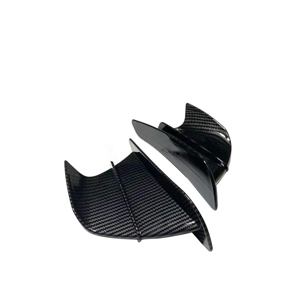 Universal Motorrad Winglet Aerodynamische Spoiler Flügel Motorrad Dekoration Aufkleber Für Motorrad zubehör(Color-02) von Jiechao