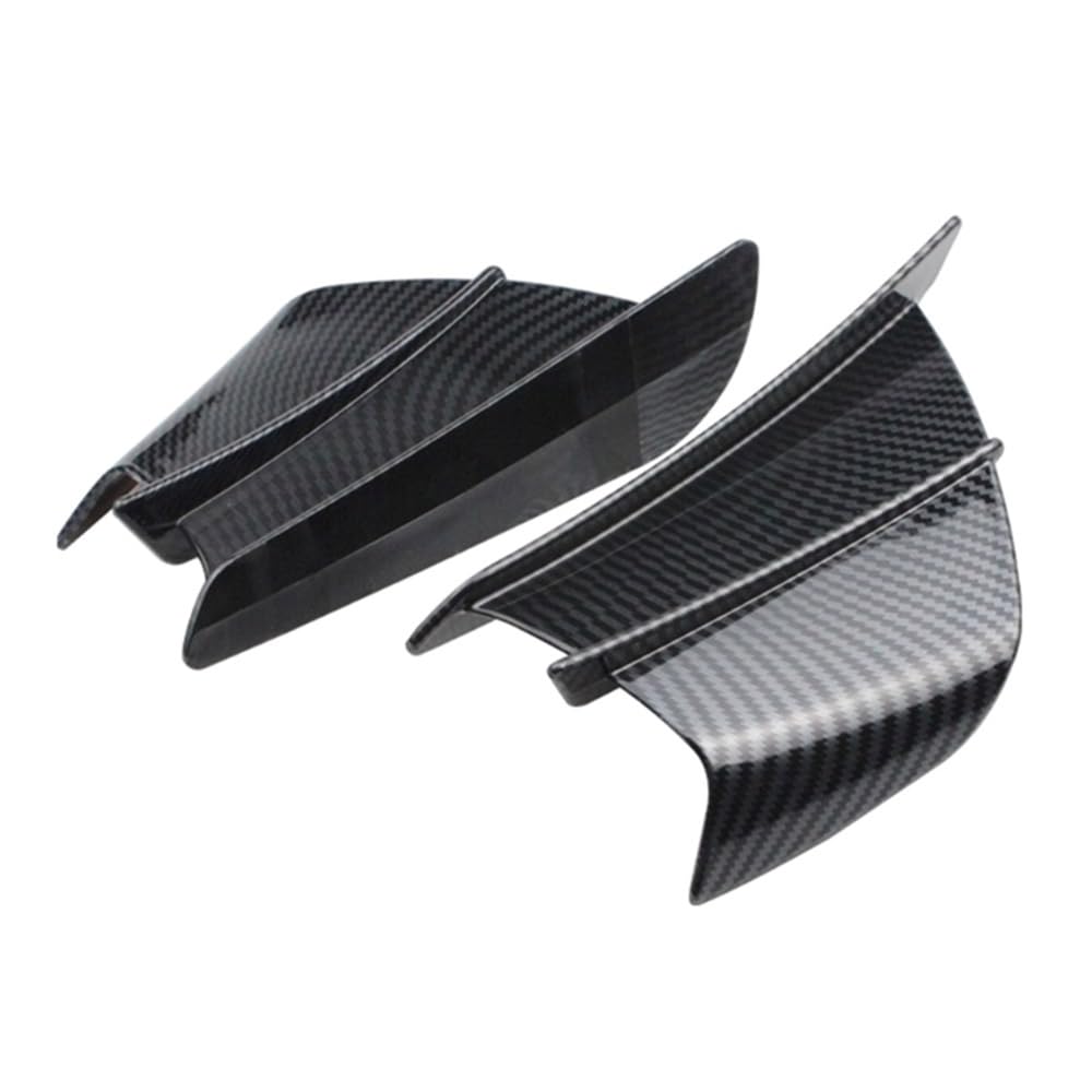 Universal Motorrad Winglet Aerodynamischer Spoiler Flügel Motorrad Dekoration Aufkleber Motorrad zubehör(Color-B) von Jiechao