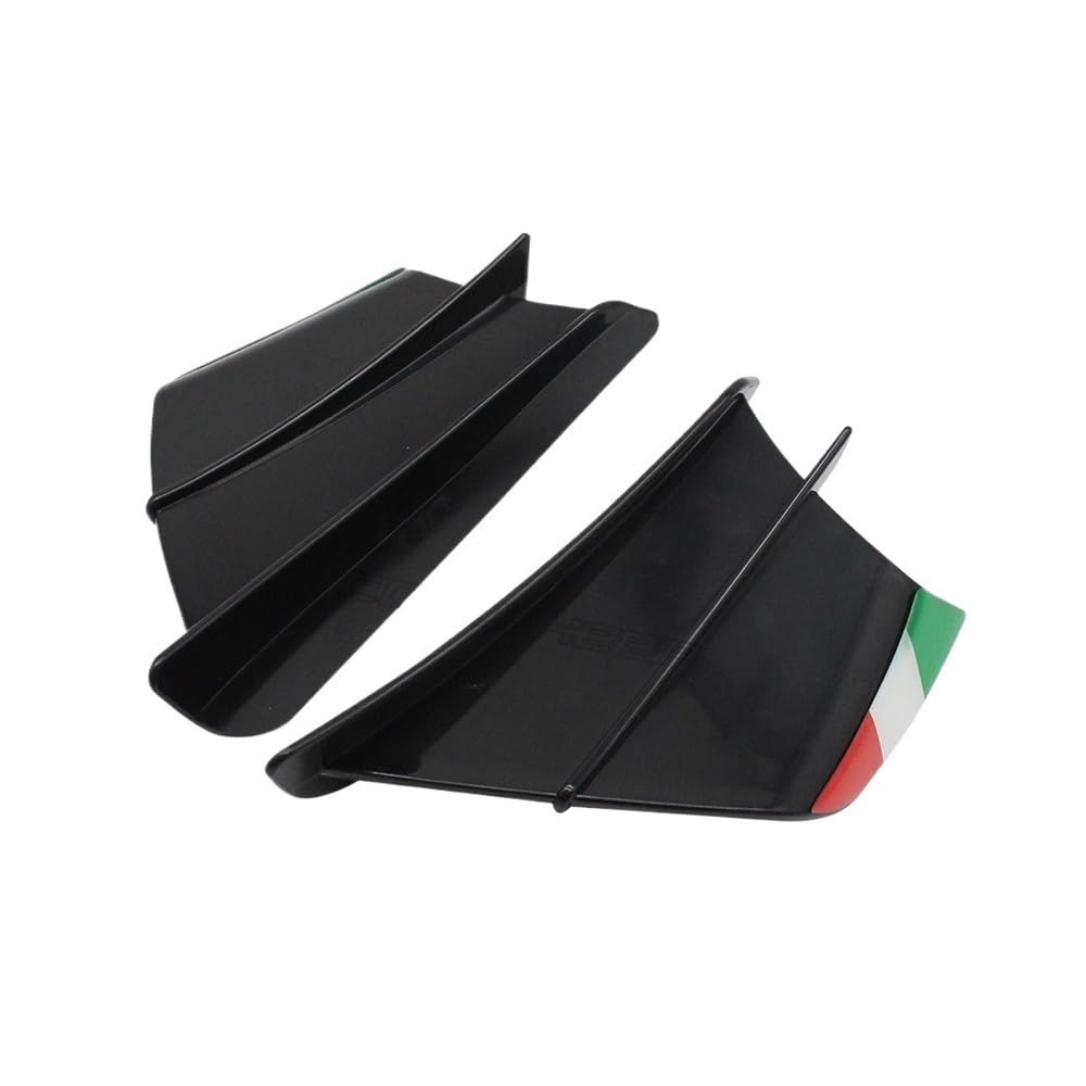 Universal Winglets Motorrad Zubehör Aerodynamische Seite Flügel Kits Spoiler Für Ninja 650 400 300 Motorrad zubehör(Color-D) von Jiechao