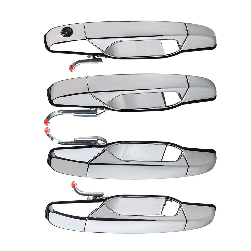Autotürgriff Außen Vorne Chrom-Türgriff Für Chevy, Für Silverado, Für Yukon, Für Cadillac 2007–2013, Ersatz Für Vorne, Hinten, Links Und Rechts, Außentürgriff Auto Außentürgriff(E) von Jifuphav