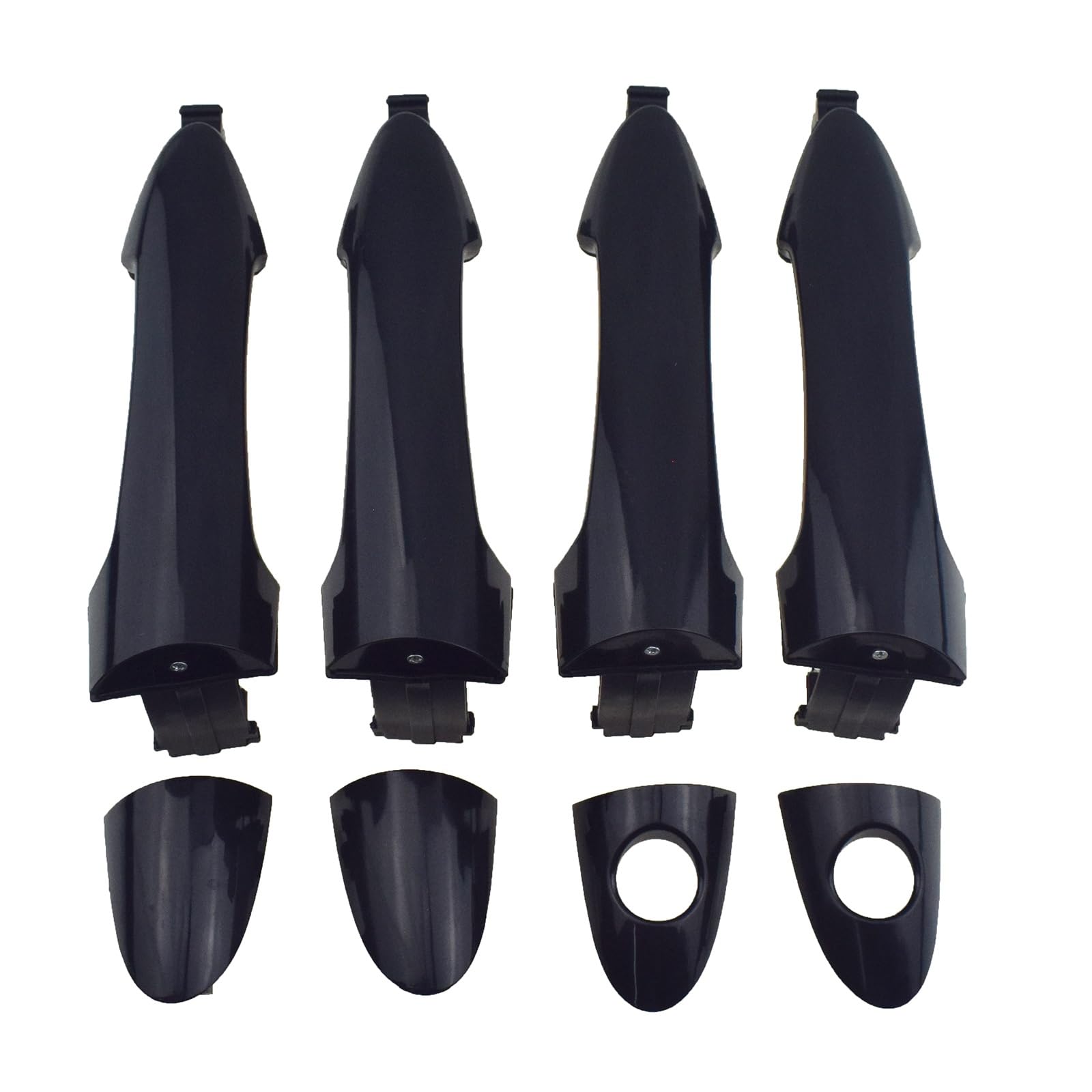 Autotürgriff Außen Vorne Schwarzer Außentürgriff Mit Kappe Für Kia Für Picanto 2011–2016 82651-1Y000 82661-1Y000 83651-1Y000 83661-1Y000 Auto Außentürgriff(G) von Jifuphav
