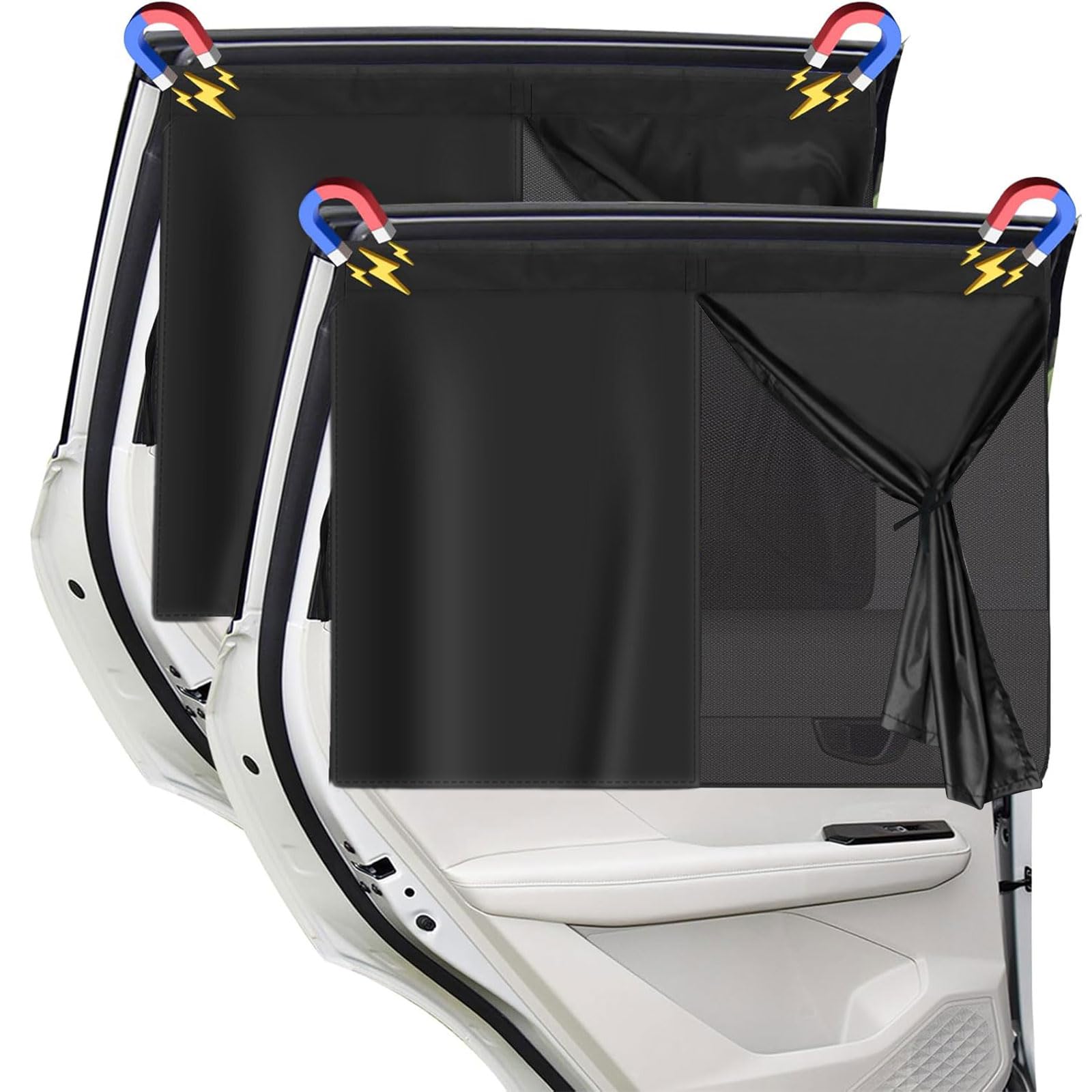 Sonnenschutz Auto Baby, 2 Pack Magnetisch Doppelschicht Sonnenschutz Kinder/Auto Vorhang UV Schutz & Verdunkelung Autofenster Hitzeschutz Vorhang für Seitenscheibe passend für die meisten Fahrzeuge Sonnenschutz Auto Baby, 2 Pack Magnetisch Doppelschicht Sonnenschutz Kinder/Auto Vorhang UV Schutz & Verdunkelung Autofenster Hitzeschutz Vorhang für Seitenscheibe passend für die meisten Fahrzeuge von Jinfanshurich