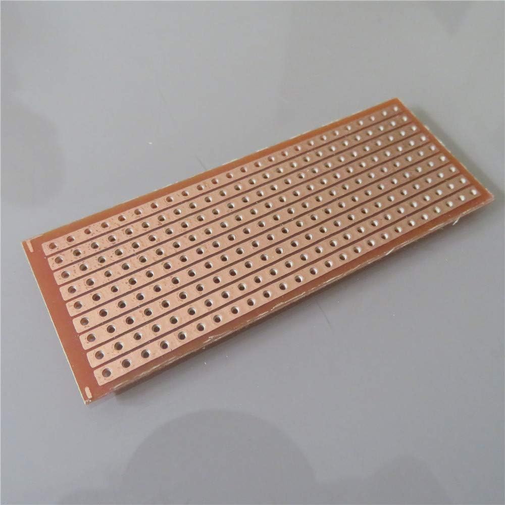 10stk 2.5X6.4cm Streifenraster Veroboard Stripboard print Prototype Paper PCB Platine Leiterplatte Universal Experiment Matrix Circuit Board Bakelite… 10stk 2.5X6.4cm Streifenraster Veroboard Stripboard print Prototype Paper PCB Platine Leiterplatte Universal Experiment Matrix Circuit Board Bakelite… von jingtongda