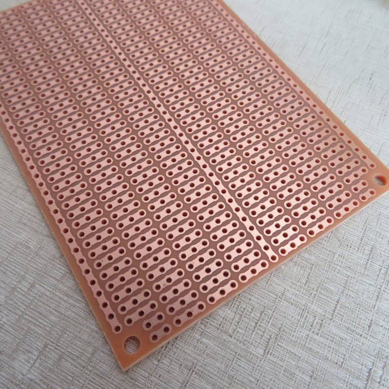 Jingtongda 5stk/lot 10x7cm 3er Streifenraster Veroboard Stripboard Prototype Paper PCB Platine Leiterplatte Universal Experiment Matrix Circuit Board Hartpapier Bakelite von jingtongda