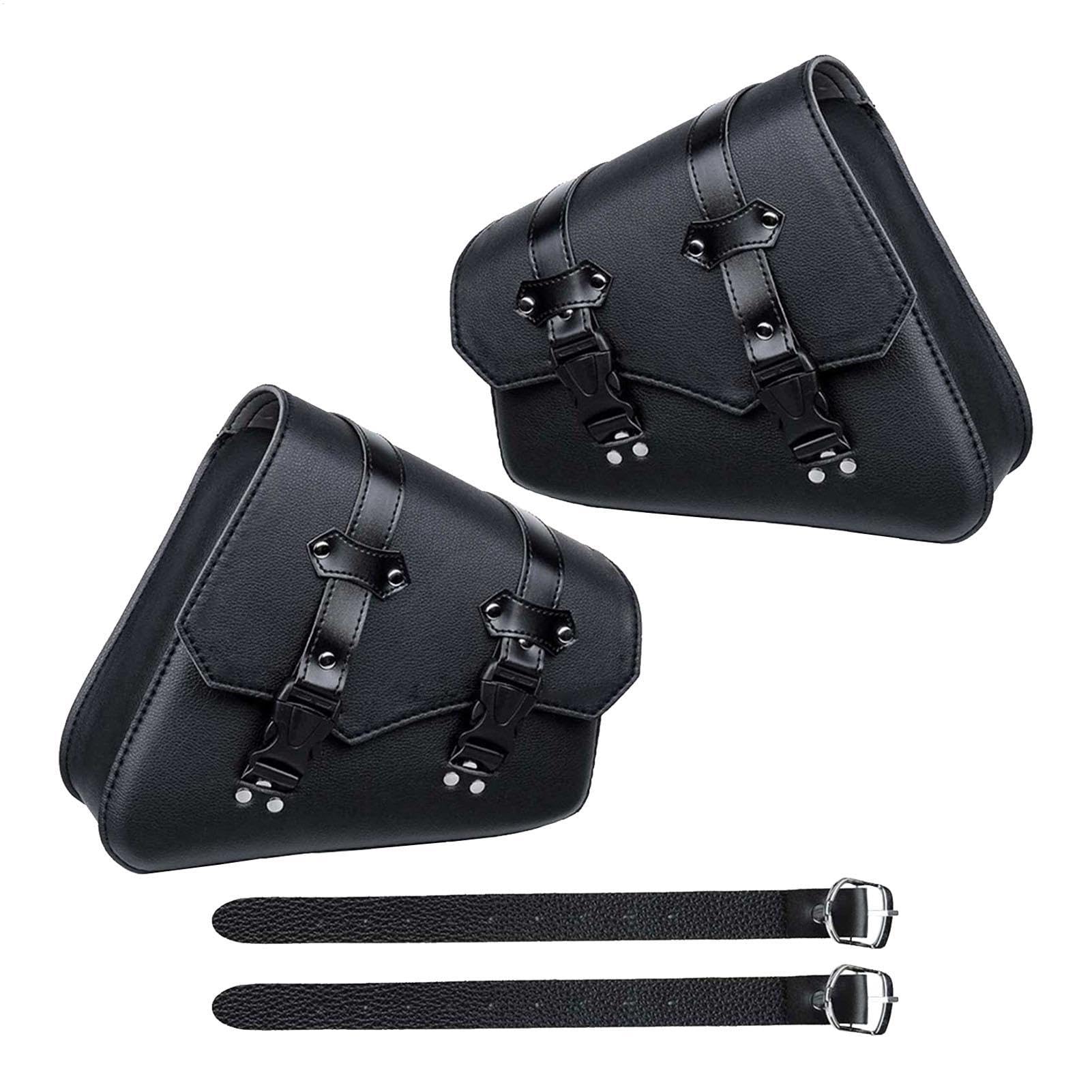 Motorrad Seitentaschen Retro, 1 Paar Leder Satteltaschen Motorrad Set, Schwingentasche Motorrad Leder, Großer Kapazität Motorrad Seitentasche Wasserdichte, Motorrad Aufbewahrungstasche Motorradzubehör Motorrad Seitentaschen Retro, 1 Paar Leder Satteltaschen Motorrad Set, Schwingentasche Motorrad Leder, Großer Kapazität Motorrad Seitentasche Wasserdichte, Motorrad Aufbewahrungstasche Motorradzubehör von Jingyash