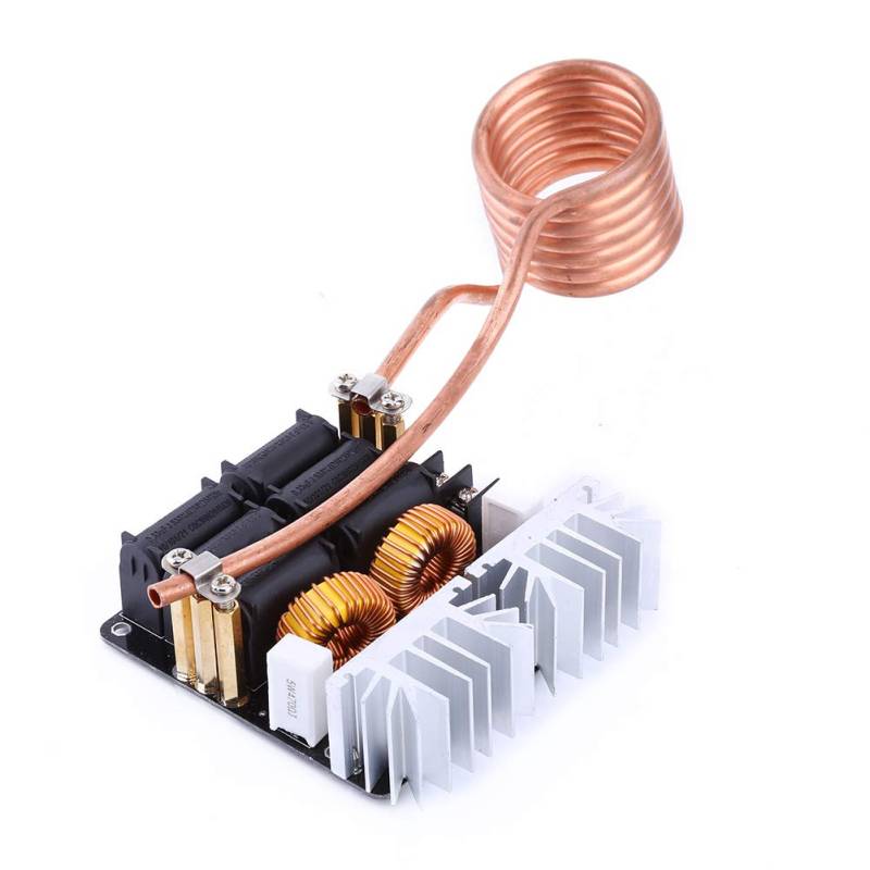 Niederspannungsheizmodul, 1000 W ZVS Niederspannungs-Induktionsheizplatinenmodul Flyback Drvier Heater DIY, DC 12-48 V ZVS-Induktionsheizung von Hopcd