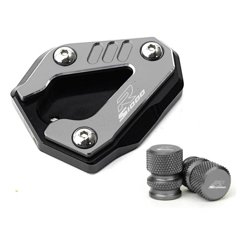 Jingyingtt Motorcycle Kickstand Side Stand Extension Pad Tire Valve Caps Compatible with S1000RR S 1000 RR 2019-2025 S1000R 2021-2025 M1000RR CNC von Jingyingtt